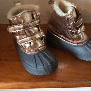 Girls toddlers warm rain boots